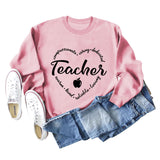 Compassionate Caring Fashion Round Neck Loose Long Sleeve Round Neck Sweater