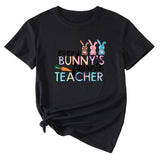 T-shirt décontracté à manches courtes imprimé Every Bunny's Bunny's Bunny pour femme