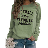 SOFTBALL est mon pull simple à col rond et manches longues, pull ample