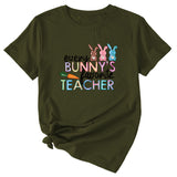 T-shirt décontracté à manches courtes imprimé Every Bunny's Bunny's Bunny pour femme