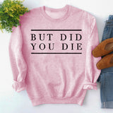 But Did Pullover für Damen mit Rundhalsausschnitt und Buchstabenmuster