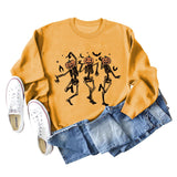Spot Round Neck Womens Bottoming Shirt Halloween Sweater