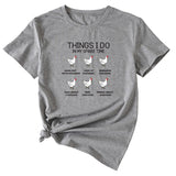 Fashion Things I Do In My Spare Casual Short Sleeve T-Shirt