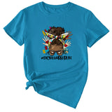 SOCIALWORKERLIFE T-Shirt mit lustigem Muster, neues Rundhals-Kurzarm-T-Shirt