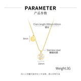 New Smiley Face Pendant Personalised Fashion Compact Design Women's Collarbone Chain