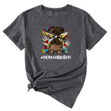 SOCIALWORKERLIFE T-Shirt mit lustigem Muster, neues Rundhals-Kurzarm-T-Shirt