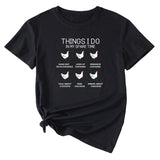 Fashion Things I Do In My Spare Casual Short Sleeve T-Shirt