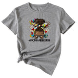 SOCIALWORKERLIFE T-Shirt mit lustigem Muster, neues Rundhals-Kurzarm-T-Shirt