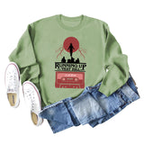 RUNNING UP THAT HILL DAMEN-SHIRT MIT RUNDHALSAUSSCHNITT, LANGARM, SWEATSHIRT IN ÜBERGRÖSSE
