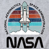 NATIONAL AERONAUTICS Summer New Letter Rocket Printing Short Sleeve T-shirt Female