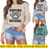 Hawkins 1893 Pull ample à manches longues et col rond pour femme