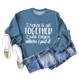 I Have It All Base Long Sleeve Round Neck Womens Sweater.