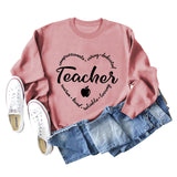 Compassionate Caring Fashion Round Neck Loose Long Sleeve Round Neck Sweater
