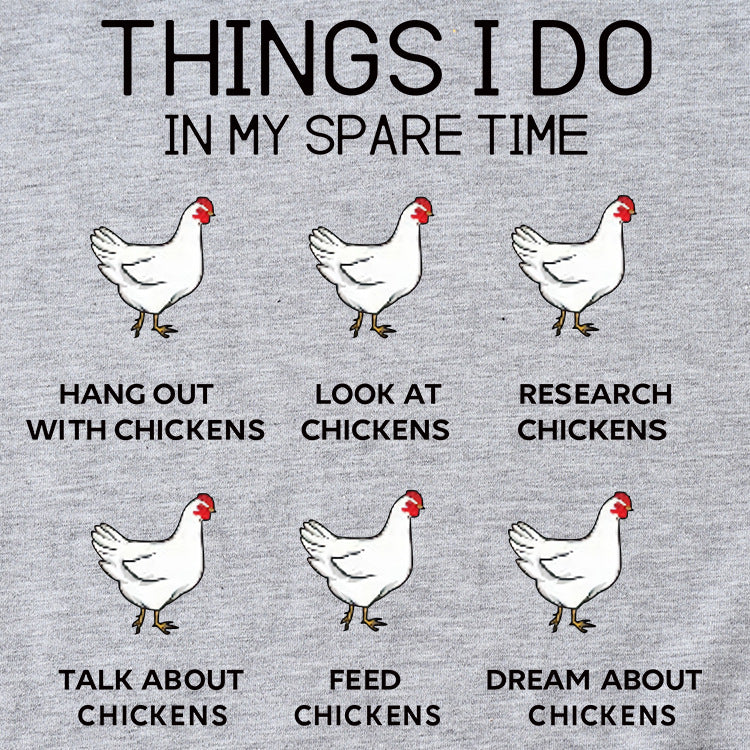 Fashion Things I Do In My Spare Casual Short Sleeve T-Shirt