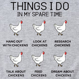 Fashion Things I Do In My Spare Casual Short Sleeve T-Shirt