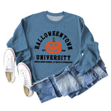 HALLOWEENTOWN Fashion Women's Round Neck Bottoming Autumn and Winter Long Sleeve Ladies Sweater