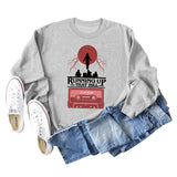 RUNNING UP THAT HILL DAMEN-SHIRT MIT RUNDHALSAUSSCHNITT, LANGARM, SWEATSHIRT IN ÜBERGRÖSSE