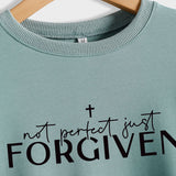 Cross Border Not Perfect Just Given Fashion Large Long Sleeve Round Neck Sweater