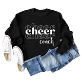 Letters Loose Round Neck Womens Fall and Winter Long-sleeved Sweater