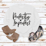 Perfekt unvollkommen monogrammiertes Damen Sweatshirt