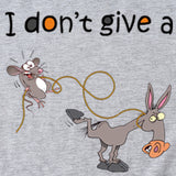 Damen-T-Shirt mit Aufschrift „I Don't Give A Funny Pattern“, lässig, kurzärmelig