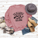 Women's Bottoming Long Sleeve Wholesale WE'RE NOT ALCOHOLICS Letter Sweater
