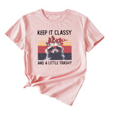 Women's Top Keep It Classy and A Little Short-sleeved T-shirt