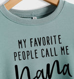 MY FAVORITE PEOPLE Buchstaben Rundhals Mode Tops Langärmliges bedrucktes Damen Sweatshirt