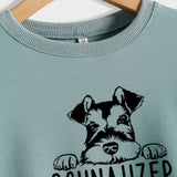SCHNAUZER MOM Rundhals Brief frauen Sweatshirt Druck Lose Langarm