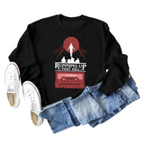 RUNNING UP THAT HILL DAMEN-SHIRT MIT RUNDHALSAUSSCHNITT, LANGARM, SWEATSHIRT IN ÜBERGRÖSSE