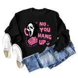 Cross Border NO YOU HANG UP Women's Round Neck Autumn and Winter Casual Long Sleeved Fashionable Sweater
