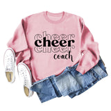 Letters Loose Round Neck Womens Fall and Winter Long-sleeved Sweater