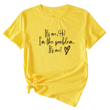 La lettre, c'est moi. Salut, je suis la chemise à manches courtes Problème.