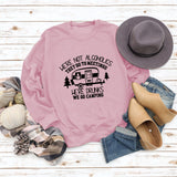 Women's Bottoming Long Sleeve Wholesale WE'RE NOT ALCOHOLICS Letter Sweater
