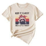 Women's Top Keep It Classy and A Little Short-sleeved T-shirt