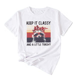 Women's Top Keep It Classy and A Little Short-sleeved T-shirt