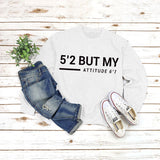 Rundhals-Oberteile, langärmeliges, bedrucktes Sweatshirt mit Buchstaben