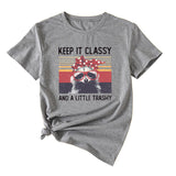 Women's Top Keep It Classy and A Little Short-sleeved T-shirt