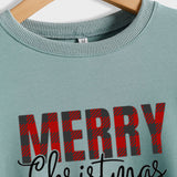 Sweat-shirt à manches longues pour femmes, joyeux noël, mode lettre automne hiver