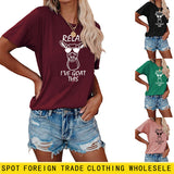 Sable Large T-Shirt Femme RELAX I'VE GOAT Manches Courtes