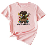 SOCIALWORKERLIFE T-Shirt mit lustigem Muster, neues Rundhals-Kurzarm-T-Shirt