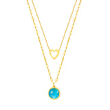 Mehrschichtige Love Titanstahl-Halskette für Damen, Vintage-Kette, Quaste, Hunderte von Kristall-Schlüsselbeinketten, Flut