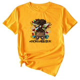 SOCIALWORKERLIFE T-Shirt mit lustigem Muster, neues Rundhals-Kurzarm-T-Shirt