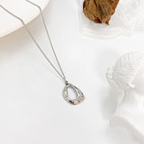 Creative Small Fresh Collarbone Chain Girl Crystal and Diamond Pendant Personalized Versatile Butterfly Necklace