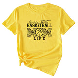 Livin That Basketball, Crewneck, Plus-size Women's T-shirt, Short-sleeved Shirt
