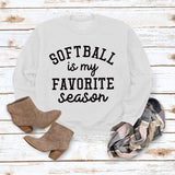 SOFTBALL est mon pull simple à col rond et manches longues, pull ample
