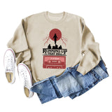 RUNNING UP THAT HILL DAMEN-SHIRT MIT RUNDHALSAUSSCHNITT, LANGARM, SWEATSHIRT IN ÜBERGRÖSSE