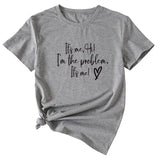 La lettre, c'est moi. Salut, je suis la chemise à manches courtes Problème.