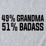 49%GRANDMA Womens Casual Loose Short-sleeved Shirt