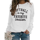 SOFTBALL est mon pull simple à col rond et manches longues, pull ample